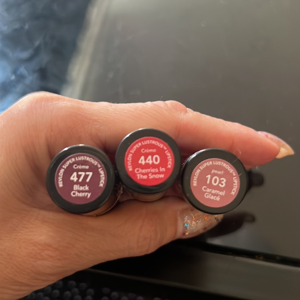 Revlon lipstick set of 3